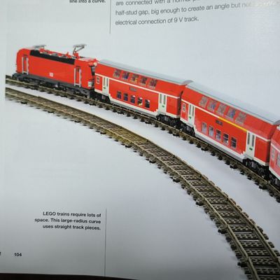 The LEGO Trains Book | Offset Printing With Glossy Inner Pages Finish Art Book