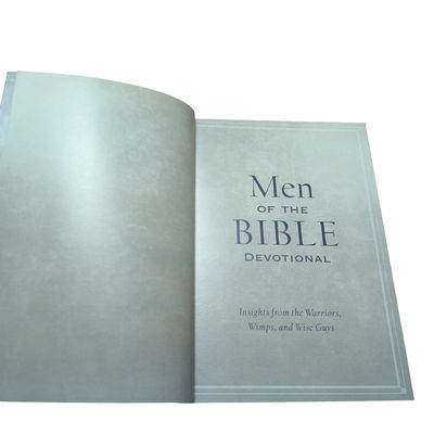 The Men Of The Bible Devotional Customized Offset Printing Christian Novel Fiction Books With Matte Lamination