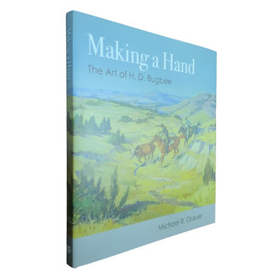Making A Hand | 105 GSM Customized Glossy Art Paper Hardcover Books Printing With Matte Lanimation And UV Coating