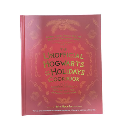 Unofficial Hogwarts For Holidays Cookbook | Hardcover Cookbook Printing With Matte Laminated Case And Gloss Page